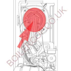 720765901 - BAXI - Neta-Tec - 28 GA - Rear Ceramic Panel